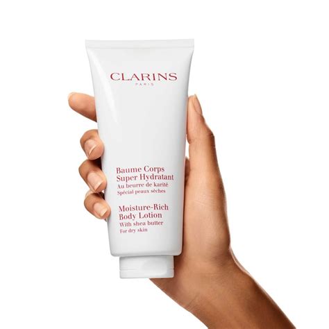 clarins moisture rich body lotion.